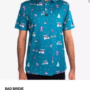 Bad Birdie Christmas Polo Golf Shirt